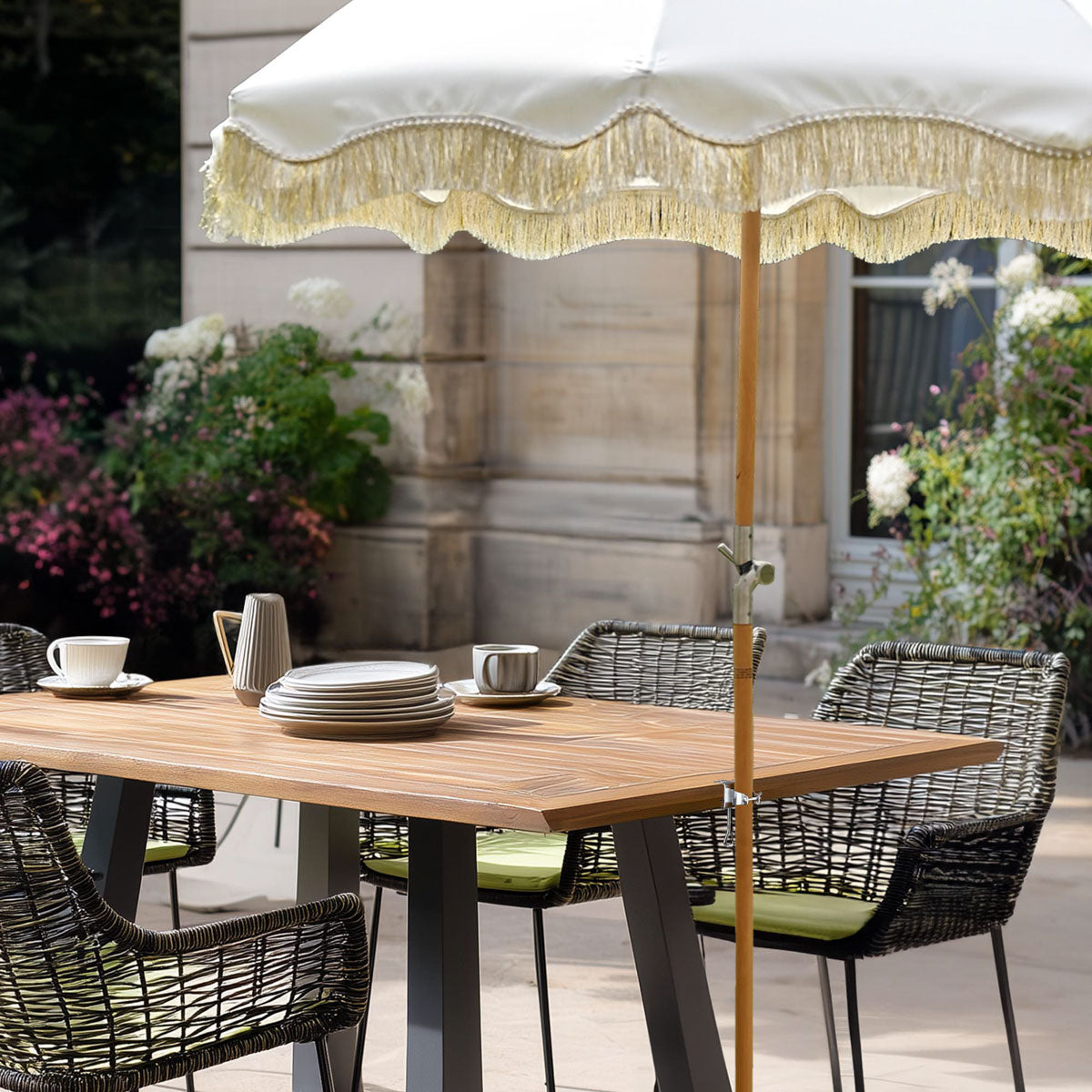 at home patio umbrella stand TheLAShop 1 1/2" Clamp on Outdoor Umbrella Holder D7/8" to D1 1/4"