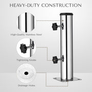 TheLAShop Stainless Steel Umbrella Deck Mount Base for Poles D2 1/8" Image