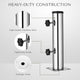 TheLAShop Stainless Steel Umbrella Deck Mount Base for Poles D2 1/8" Image