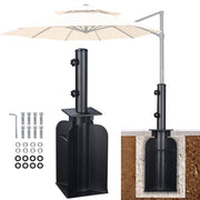 TheLAShop Concrete In-Ground Anchor Mount for 2" Commercial Posts Image