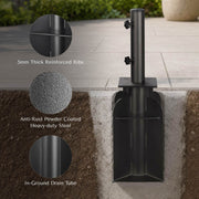 TheLAShop Concrete In-Ground Anchor Mount for 2" Commercial Posts Image