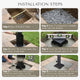 TheLAShop Concrete In-Ground Anchor Mount for 2" Commercial Posts Image