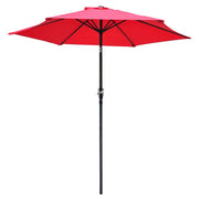 TheLAShop 8ft 6-Rib Patio Table Umbrella for Outdoor Market