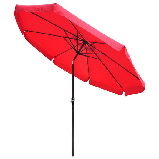 TheLAShop 10 Foot 8-Rib Outdoor Patio Umbrella Tilt & Crank