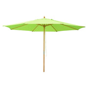 TheLAShop 13 Ft Wood Market Patio Umbrella Outdoor Furniture