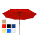 TheLAShop 13 Ft Wood Market Patio Umbrella Outdoor Furniture Image