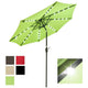 TheLAShop 9-foot Patio Umbrella with Solar Lights
