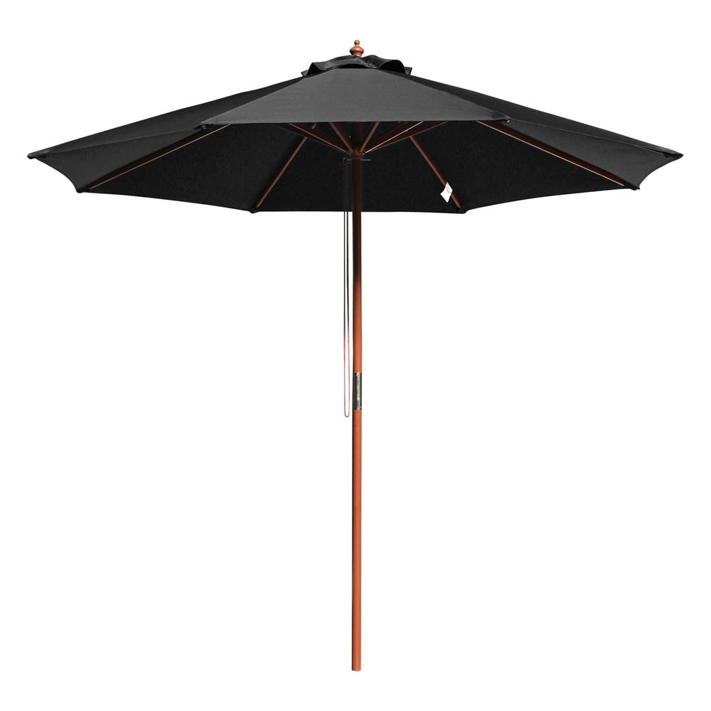 large patio umbrella with black pole ABCCANOPY Outdoor Waterproof Table 8 Ribs Crank 10FT / Navy Blue this umbrella stands as a beacon of resilience Black Awning Stripe 9 Foot