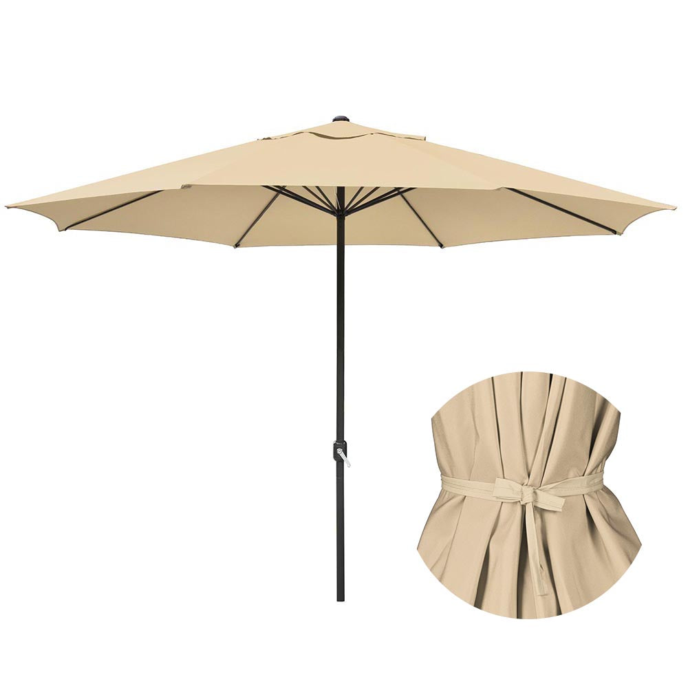 TheLAShop 13 Foot 8-Rib Patio Furniture Table Market Umbrella Color Optional TheLAShop 13 Foot 8-Rib Patio Furniture Table Market Umbrella Color Optional