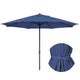 TheLAShop 13 Foot 8-Rib Patio Furniture Table Market Umbrella Color Optional, Navy Image