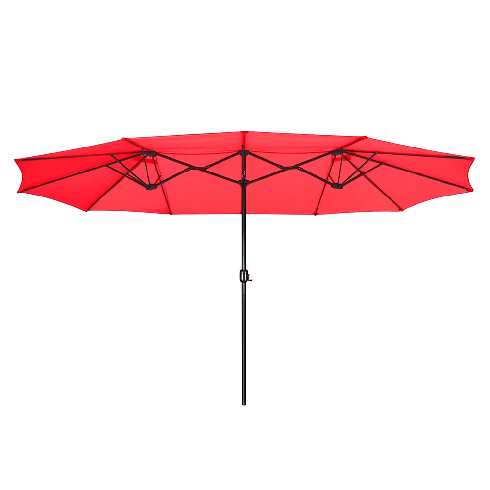15' patio umbrella TheLAShop 15'x9' Rectangular Patio Umbrella Color Options