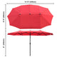 TheLAShop 15'x9' Rectangular Patio Umbrella Color Options