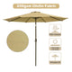 TheLAShop 9 ft 8-Rib Outdoor Patio Tilt Umbrella 200 gsm Canopy Image