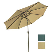 TheLAShop 9 ft 8-Rib Outdoor Patio Tilt Umbrella 200 gsm Canopy Image