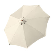 TheLAShop 9 Ft 8-Rib Wooden Patio Umbrella Tilt Color Options