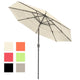 TheLAShop 10 ft Tilt Market Umbrella 3-Tiered 8-Rib Image