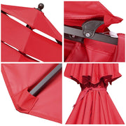 TheLAShop 11 ft Tilt Market Umbrella 3-Tiered 8-Rib Image