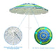 TheLAShop 7ft Tilt Beach Umbrella with Anchor 12-Rib