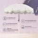 TheLAShop 6ft Outdoor Beach Umbrella Tilt with Fringe Sand Anchor Image