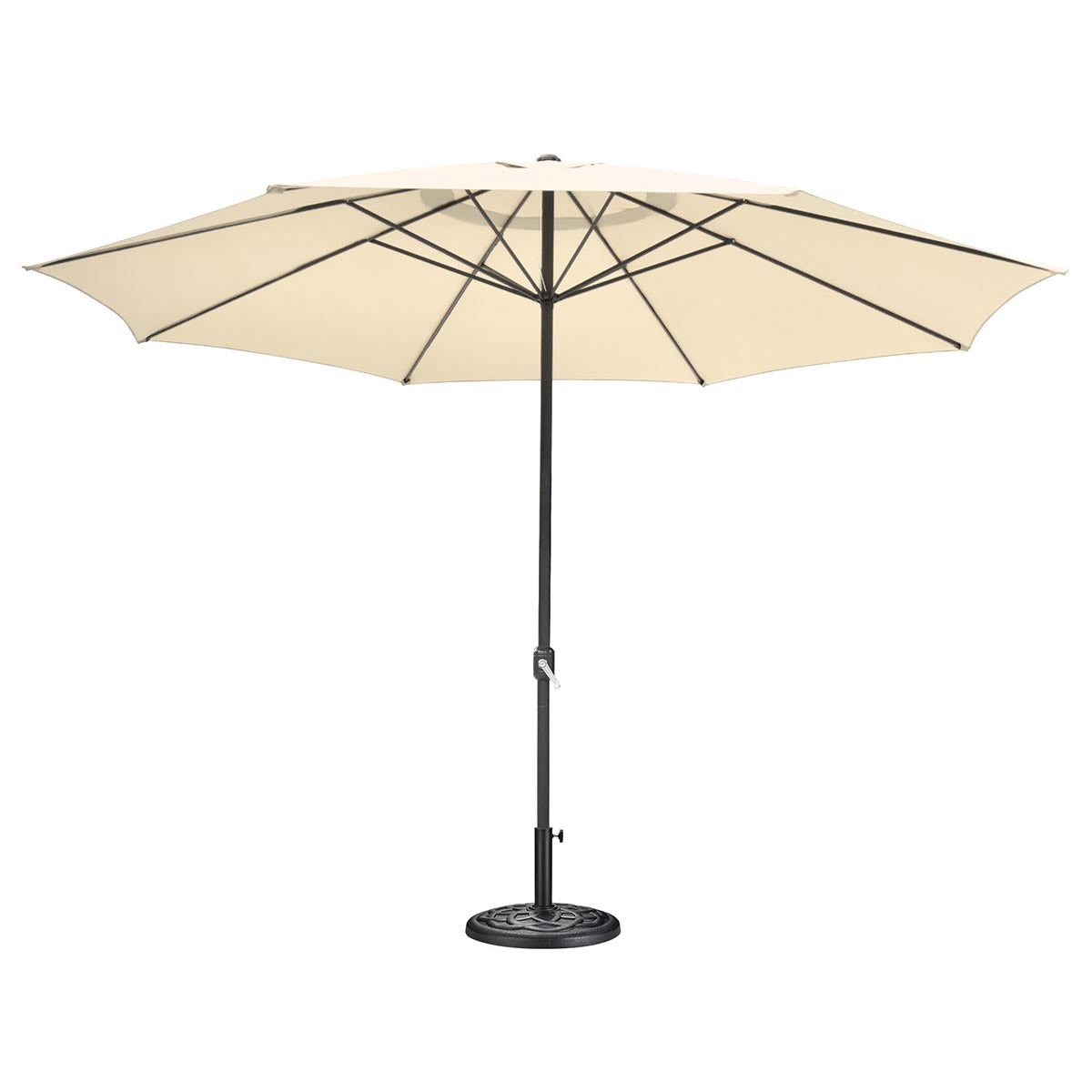 extra large umbrella for patio TheLAShop 13ft Extra Large Patio Umbrella with Base for Market Garden