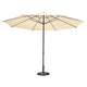 TheLAShop 13ft Extra Large Patio Umbrella with Base for Market Garden, Beige Image