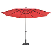 TheLAShop 13ft Extra Large Patio Umbrella with Base for Market Garden, Red Image