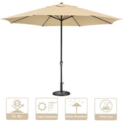 TheLAShop 13ft Extra Large Patio Umbrella with Base for Market Garden Image