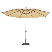 TheLAShop 13ft Extra Large Patio Umbrella with Base for Market Garden, Tan Image