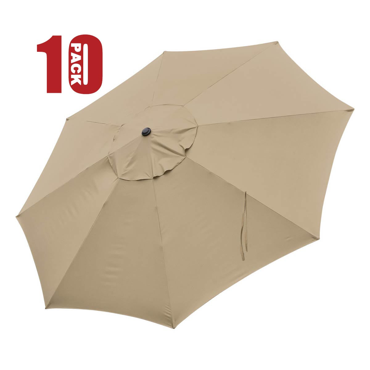 TheLAShop 13ft 8-Rib Patio Market Umbrella Replacement Canopy