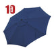TheLAShop 13ft 8-Rib Patio Market Umbrella Replacement Canopy, Navy(10ct.) Image