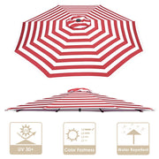 TheLAShop 8ft 8-Rib Patio Market Umbrella Replacement Canopy Image