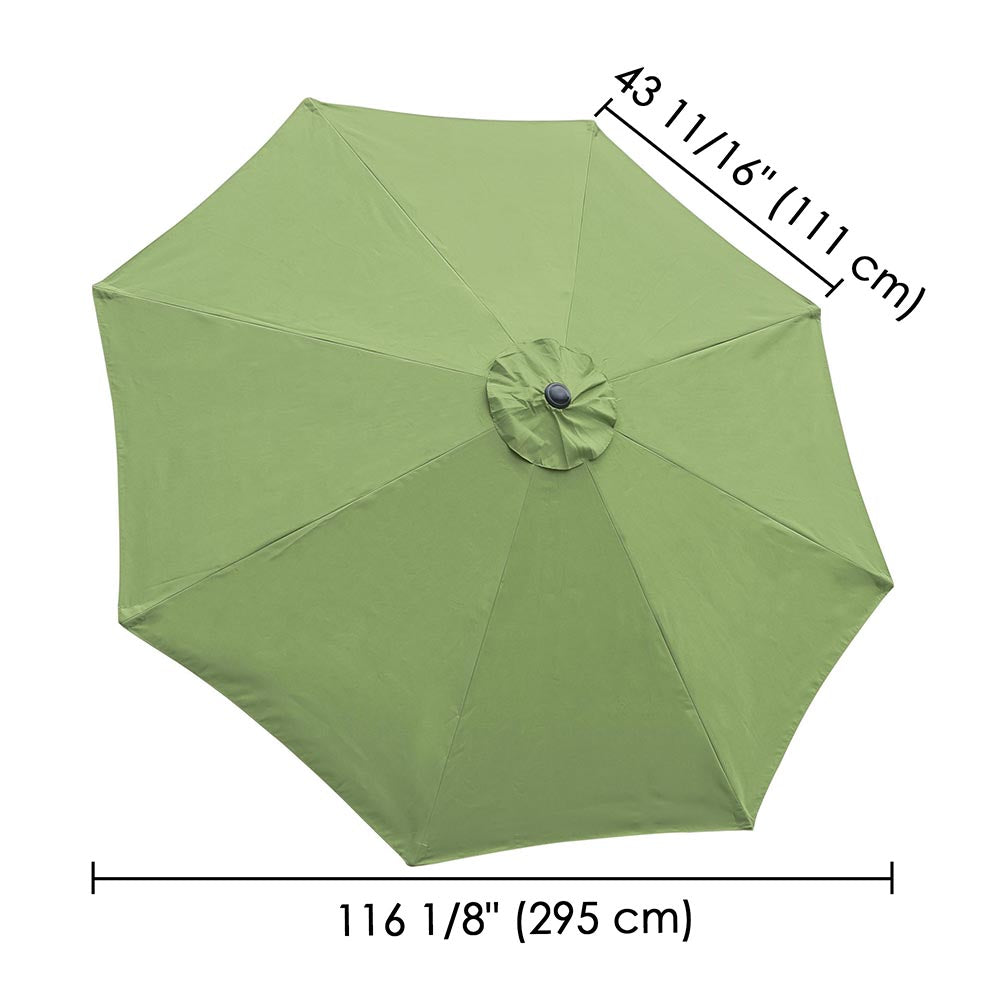 TheLAShop 10ft 8-Rib Patio Market Umbrella Replacement Canopy TheLAShop 10ft 8-Rib Patio Market Umbrella Replacement Canopy