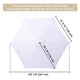 TheLAShop 9 ft 6-Rib Patio Umbrella Replacement Canopy, Creamy Yellow Image