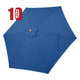 TheLAShop 9 ft 6-Rib Patio Umbrella Replacement Canopy, Navy(10ct.) Image
