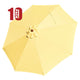 TheLAShop 9ft 8-Rib Patio Market Umbrella Replacement Canopy, Naples FL Yellow(10ct.) Image