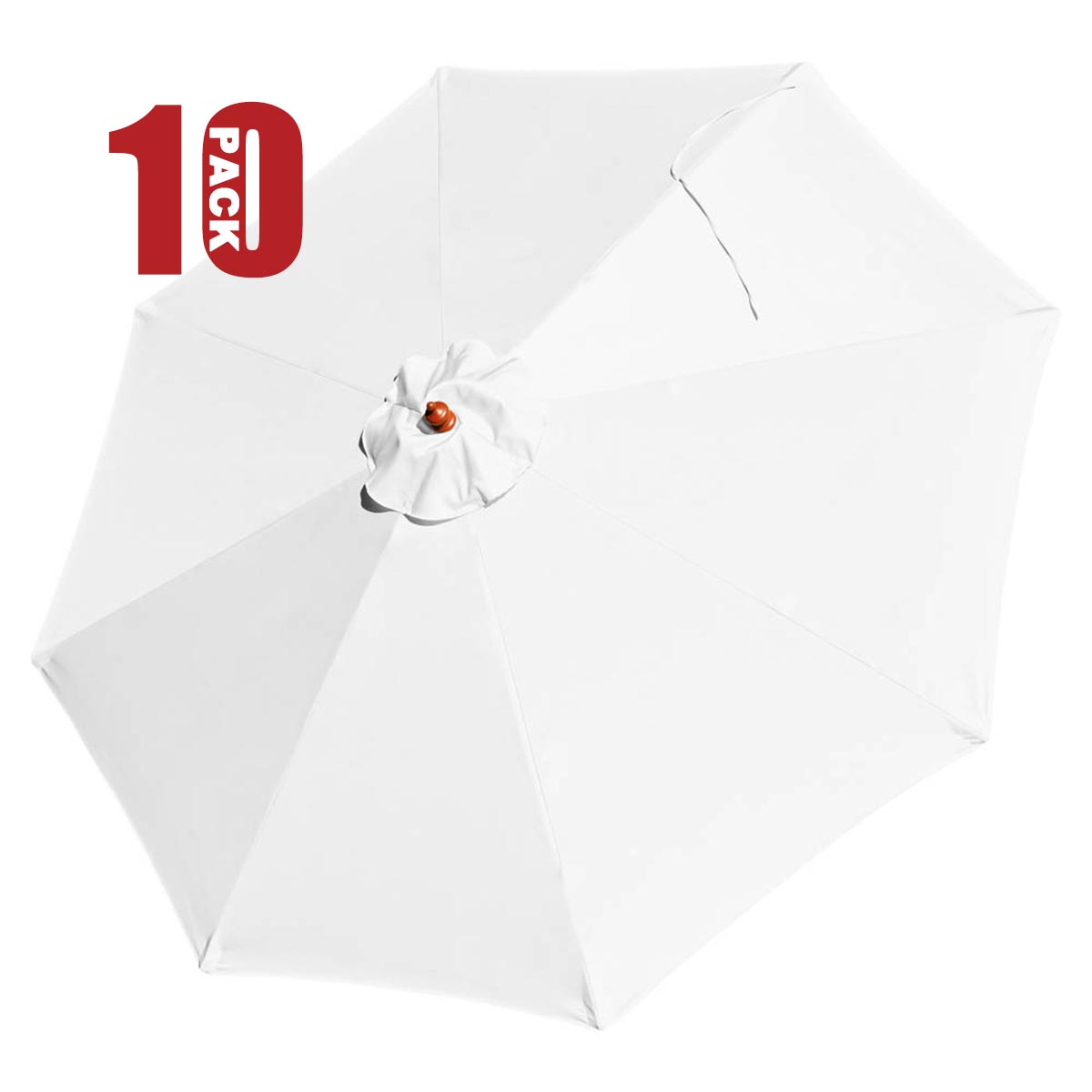TheLAShop 9ft 8-Rib Patio Market Umbrella Replacement Canopy