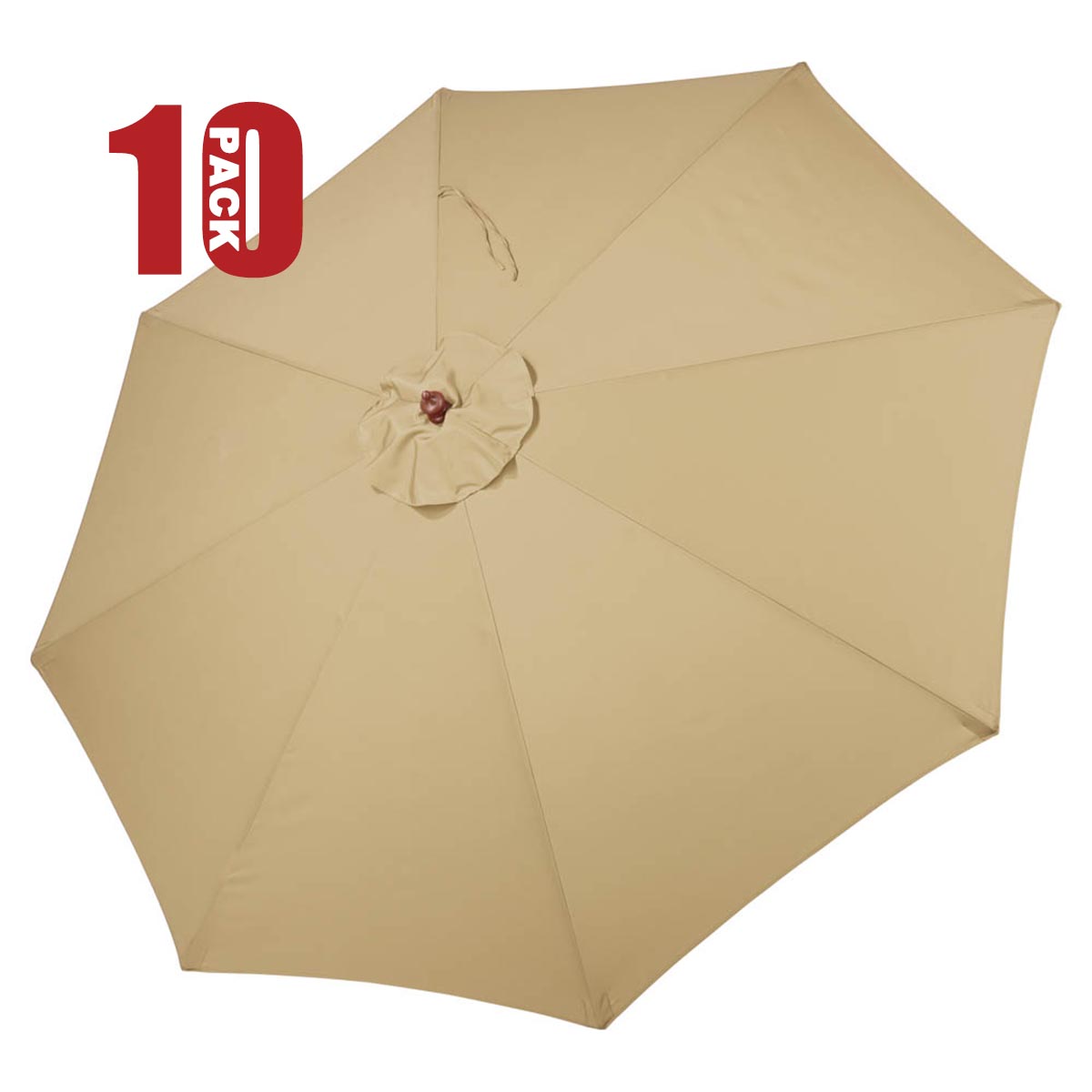 TheLAShop 9ft 8-Rib Patio Market Umbrella Replacement Canopy