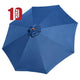 TheLAShop 9ft 8-Rib Patio Market Umbrella Replacement Canopy, Navy(10ct.) Image