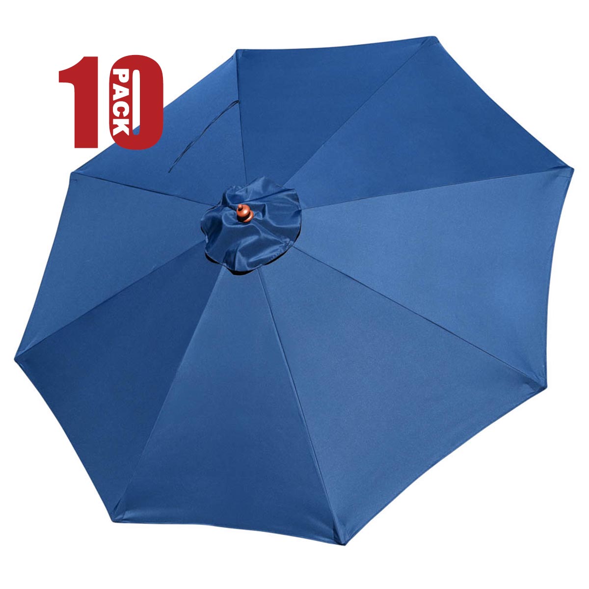 TheLAShop 9ft 8-Rib Patio Market Umbrella Replacement Canopy