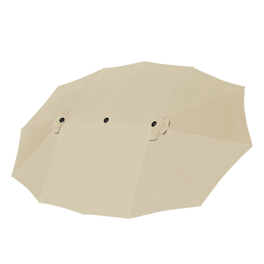 TheLAShop 15'x9' 12-Rib Patio Rectangular Umbrella Replacement Canopy TheLAShop 15'x9' 12-Rib Patio Rectangular Umbrella Replacement Canopy