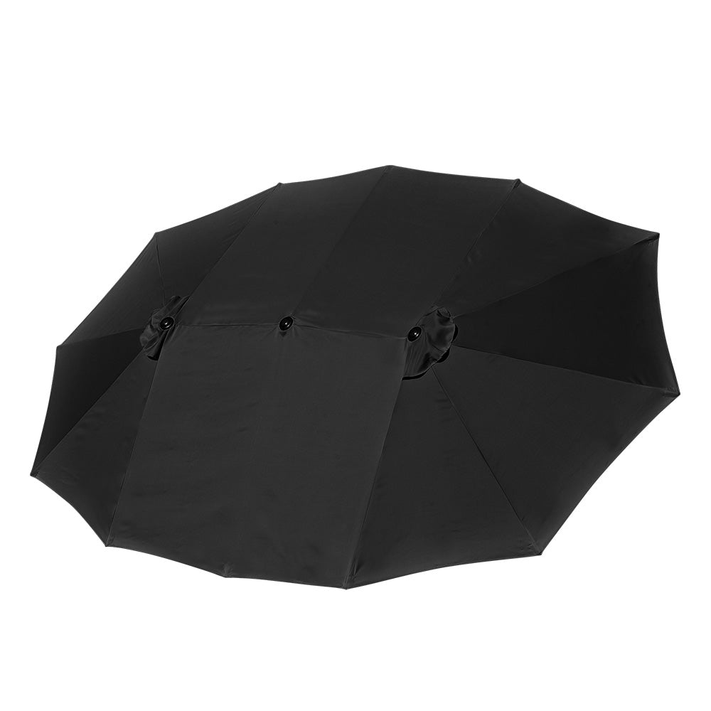 TheLAShop 15'x9' 12-Rib Patio Rectangular Umbrella Replacement Canopy TheLAShop 15'x9' 12-Rib Patio Rectangular Umbrella Replacement Canopy