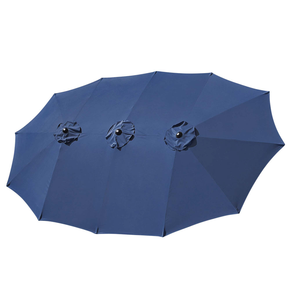 TheLAShop 15'x9' 12-Rib Patio Rectangular Umbrella Replacement Canopy TheLAShop 15'x9' 12-Rib Patio Rectangular Umbrella Replacement Canopy