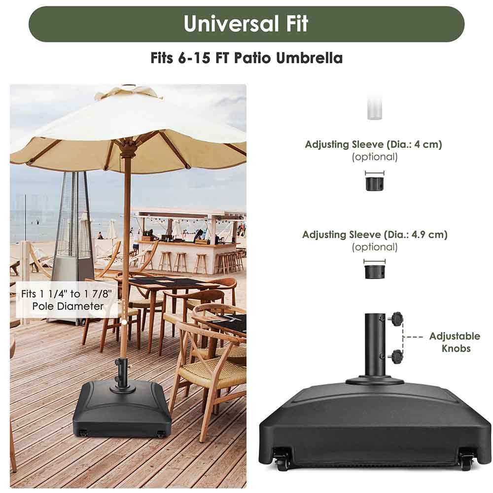 l 9ft dia patio umbrella TheLAShop 9ft 8-Rib Wood Umbrella with Stand for Patio Outdoor