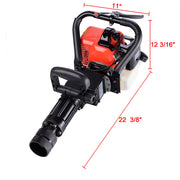 TheLAShop 32.7cc EPA 2in1 Gasoline Jackhammer & T-Post Pile Driver Tool Kit Image