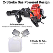 TheLAShop 32.7cc EPA 2in1 Gasoline Jackhammer & T-Post Pile Driver Tool Kit Image