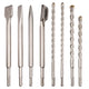 TheLAShop 17pcs SDS Plus Drill Bits & Chisels Set for Rotary Hammer Image