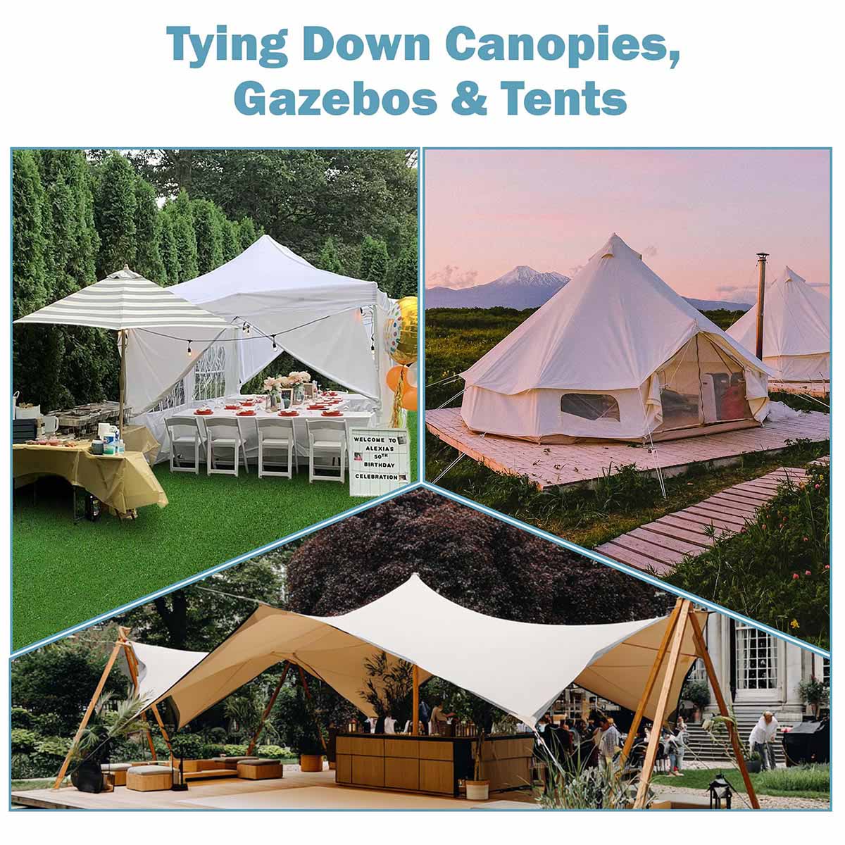 cricket tent TheLAShop 11" Ground Anchors U-Shaped for Fence, Cricket Net