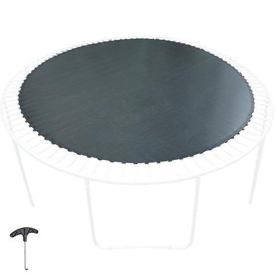 TheLAShop 14' Round Trampoline Mat Replacement, 72 V-Rings