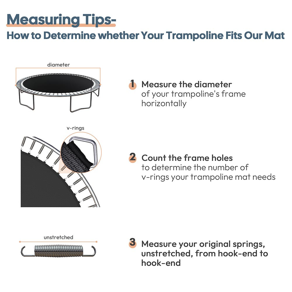 14 ft trampoline mat 72 outlet rings