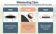 TheLAShop 14' Round Trampoline Mat Replacement, 72 V-Rings Image